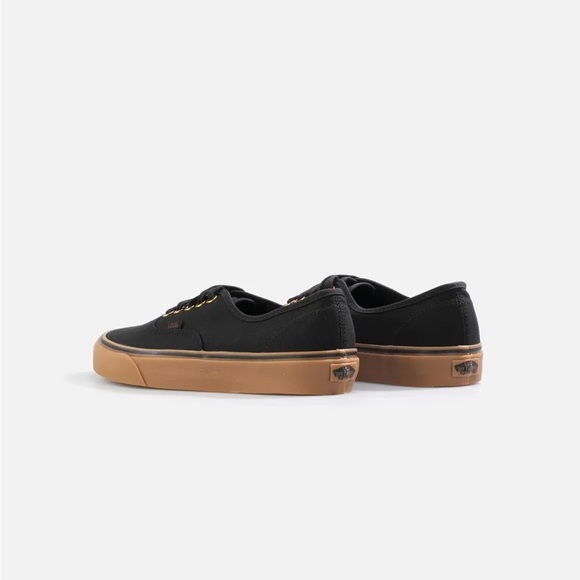SOLD Vans Black & Gum Authentic Skate Sneakers - Picture 3 of 10